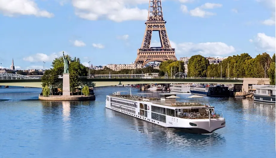 Viking river cruise Seine river ship