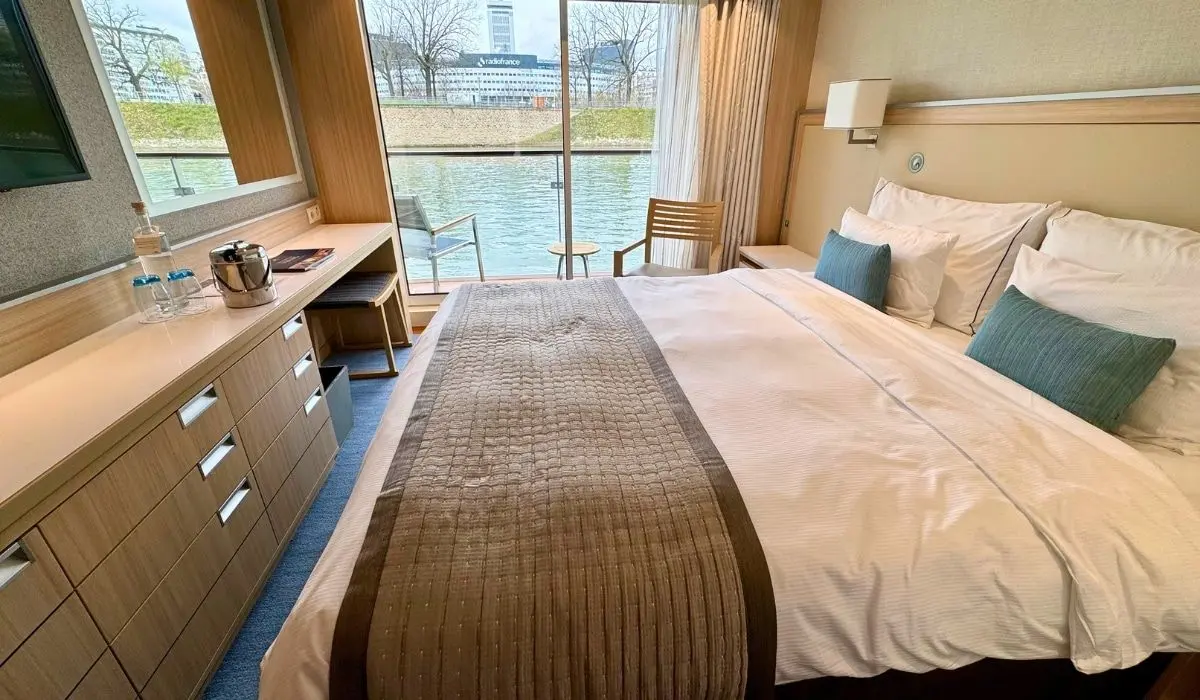 Viking River cruise line stateroom