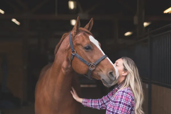 Horse owner thinking about breeding her mare.