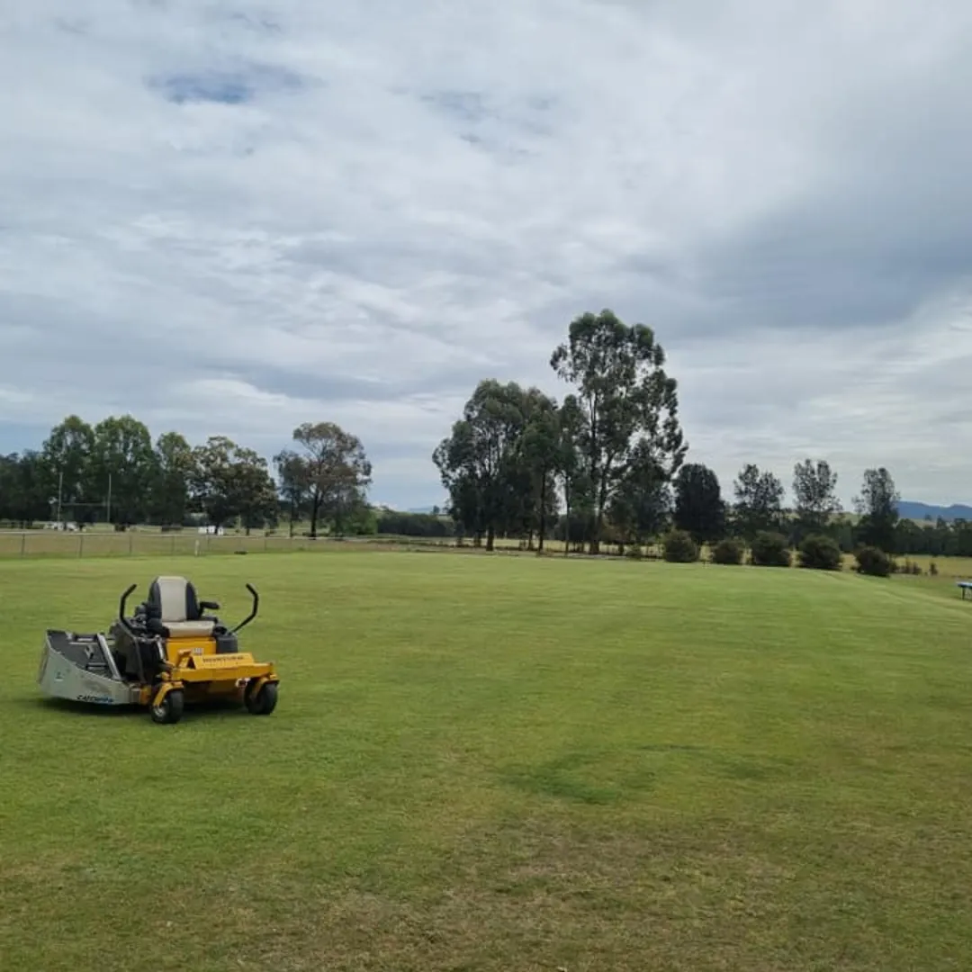 Acreage Mowing – Lake Macquarie – Ride-on mower used for large property lawn care