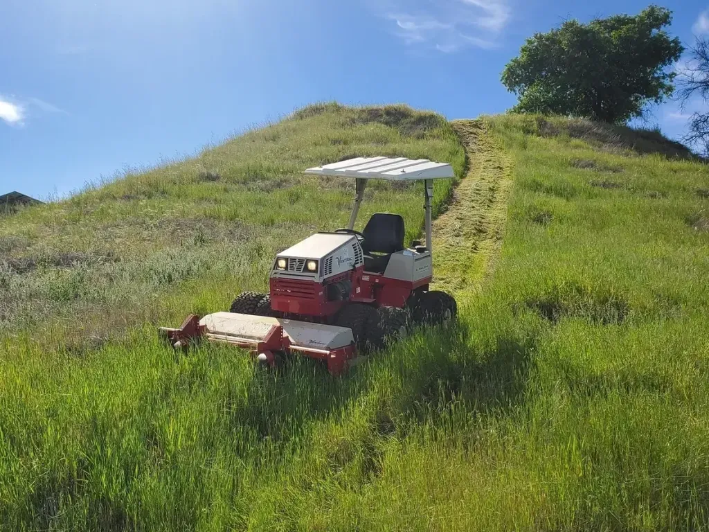 paddock slashing Singleton large property