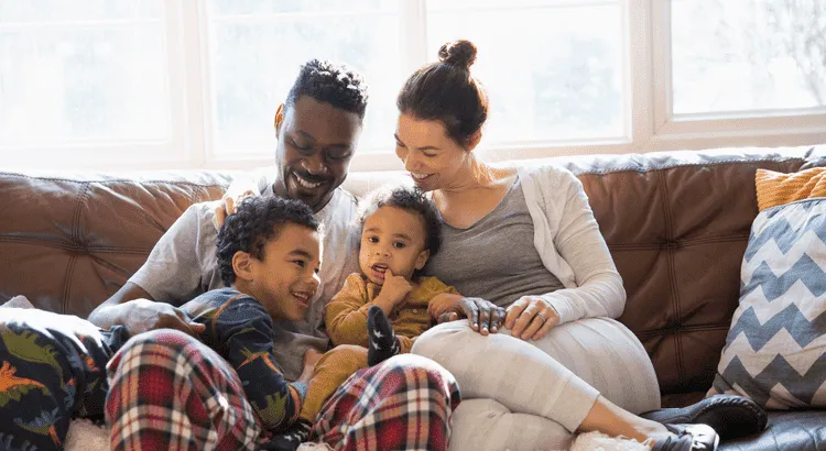 Family enjoying the benefits of homeownership