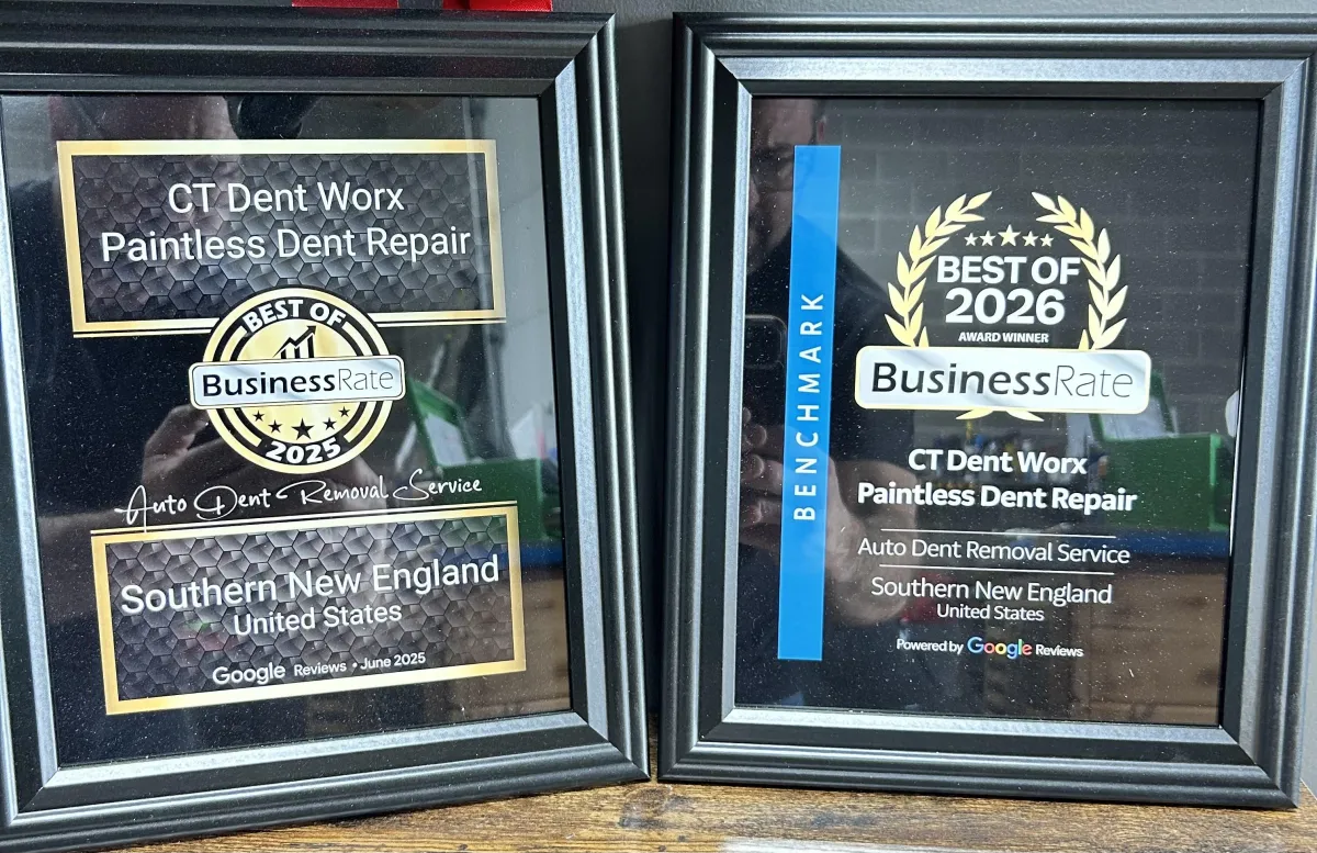 CT Dent Worx - Best of Business Rate 2025 2026 - Southern New England, #1 Paintless Dent Repair company