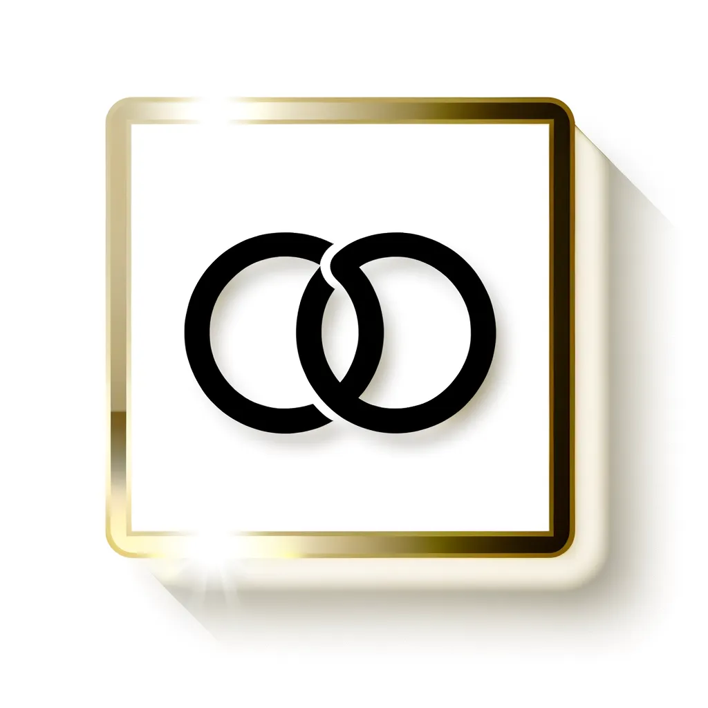 Podcast launching service favicon featuring a black handshake icon on a white background with a gold border, representing trust and collaboration in business podcasting.