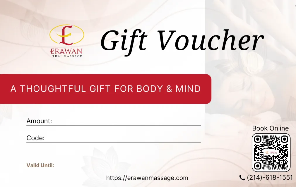 Gift Voucher for Erawan Thai Massage in Frisco