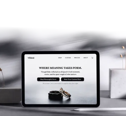 Jewellery Brand Website Redesign Concept by Alternative Grid