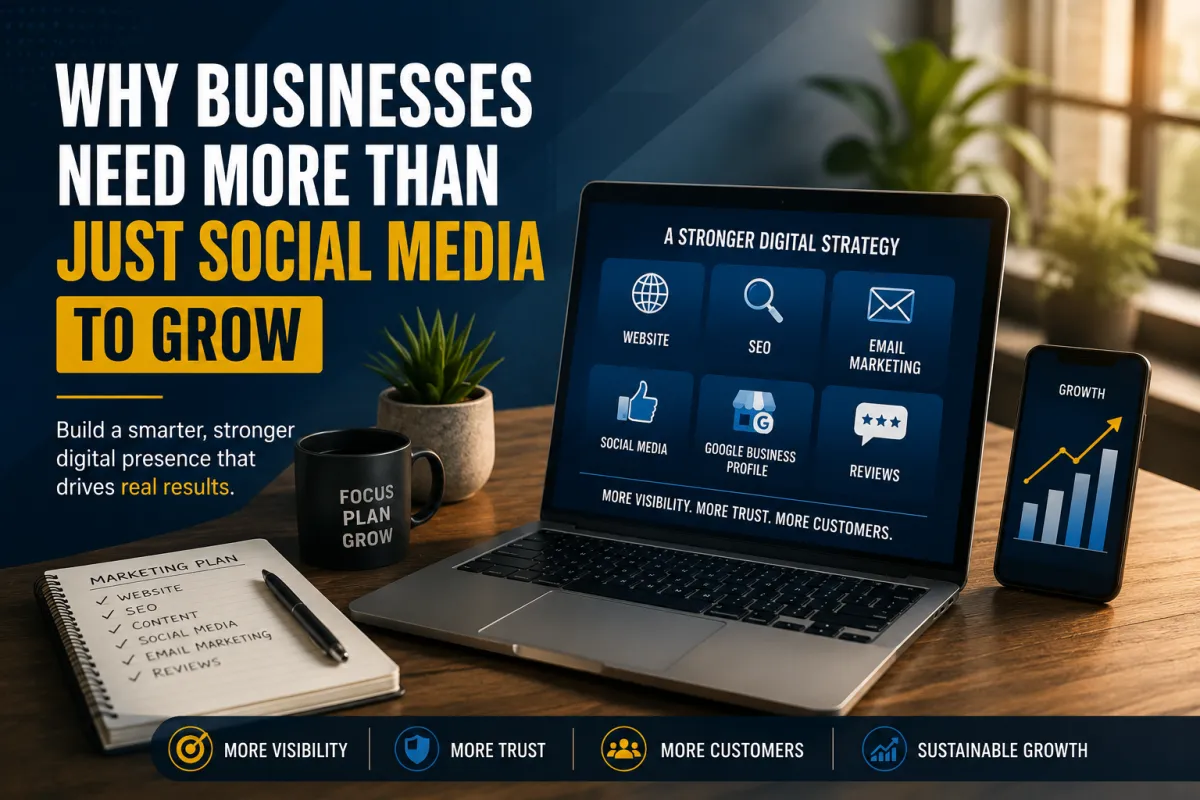  Why Businesses Need More Than Just Social Media to Grow