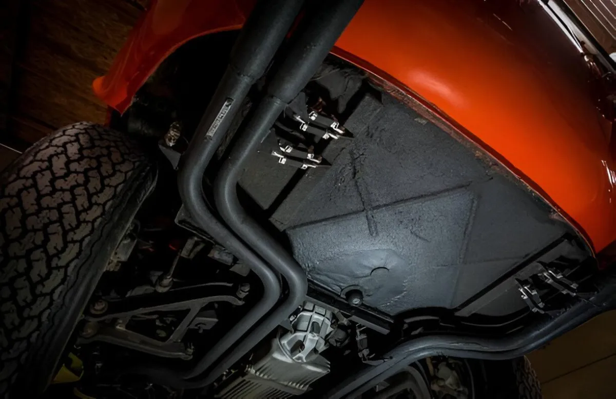 modified diesel truck  exhaust system