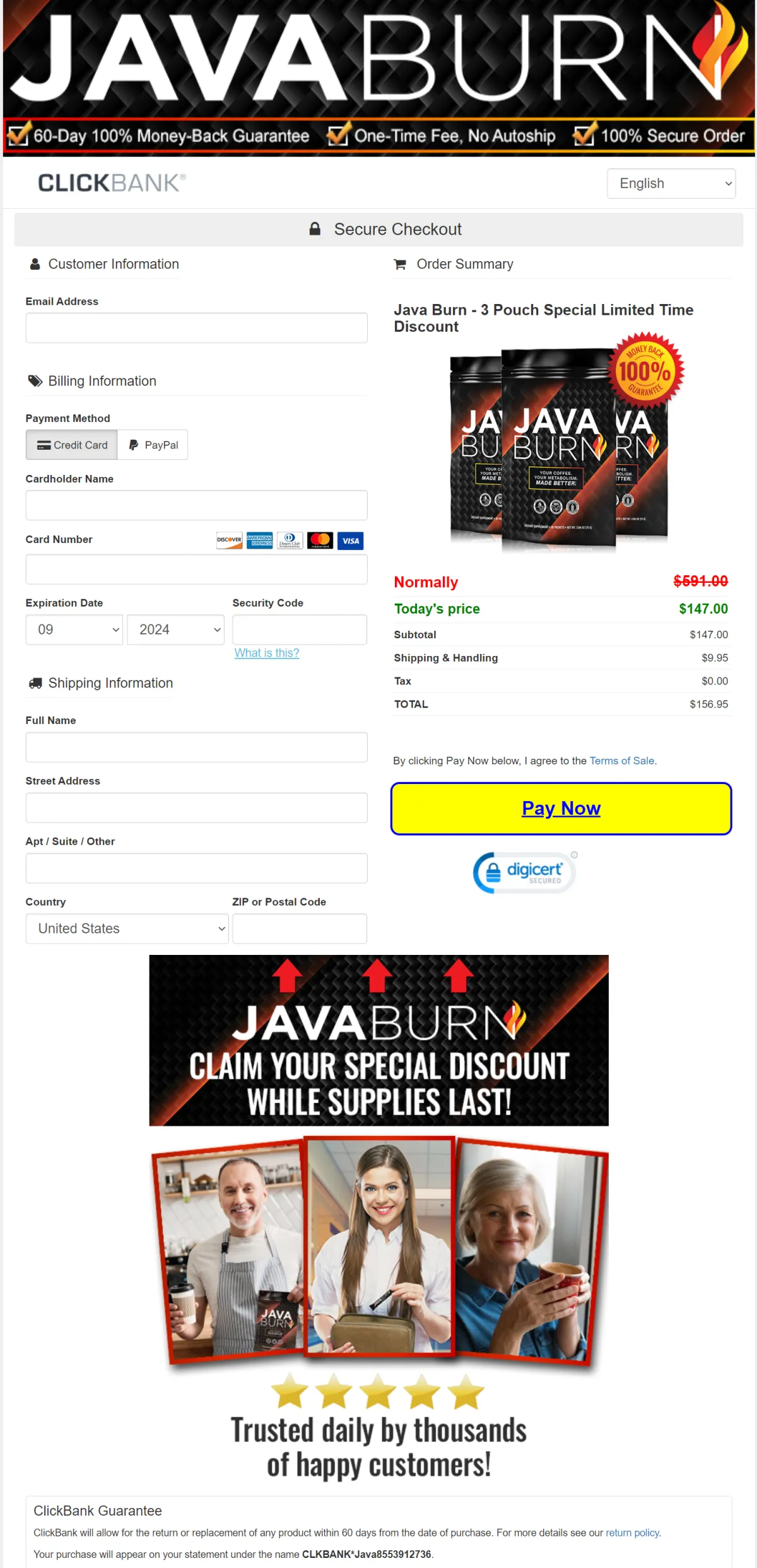 Java Burn Buy Now