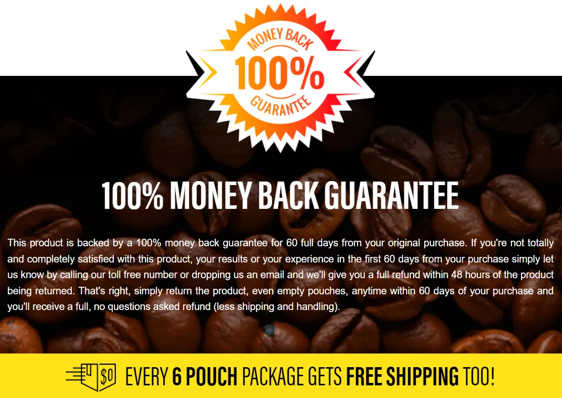 Java Burn Money Back Guarntee