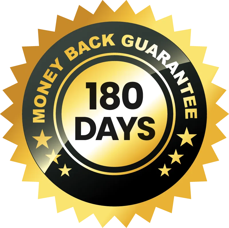 Leanbiome Money Back Guarantee Badge