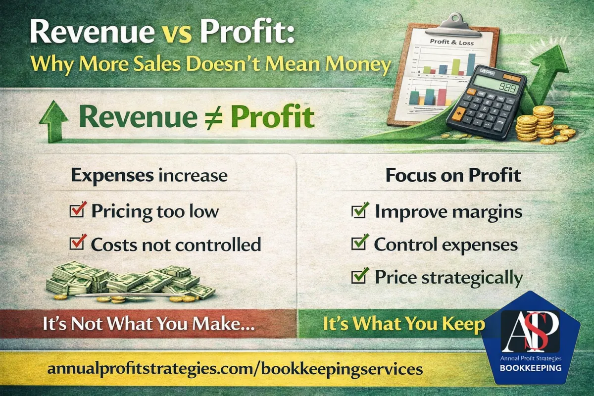 Revenue vs Profit: Why More Sales Doesn’t Mean More Money