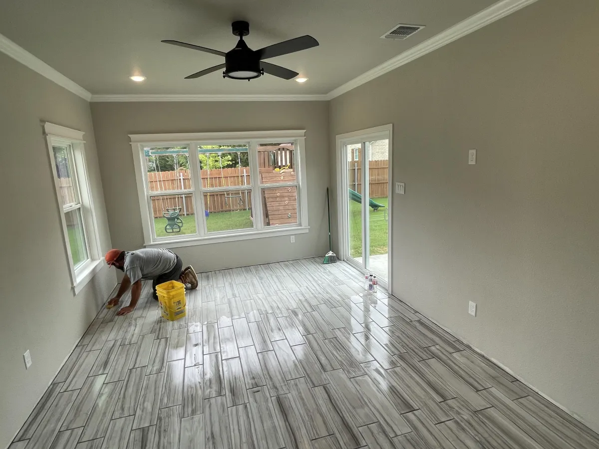 tile flooring