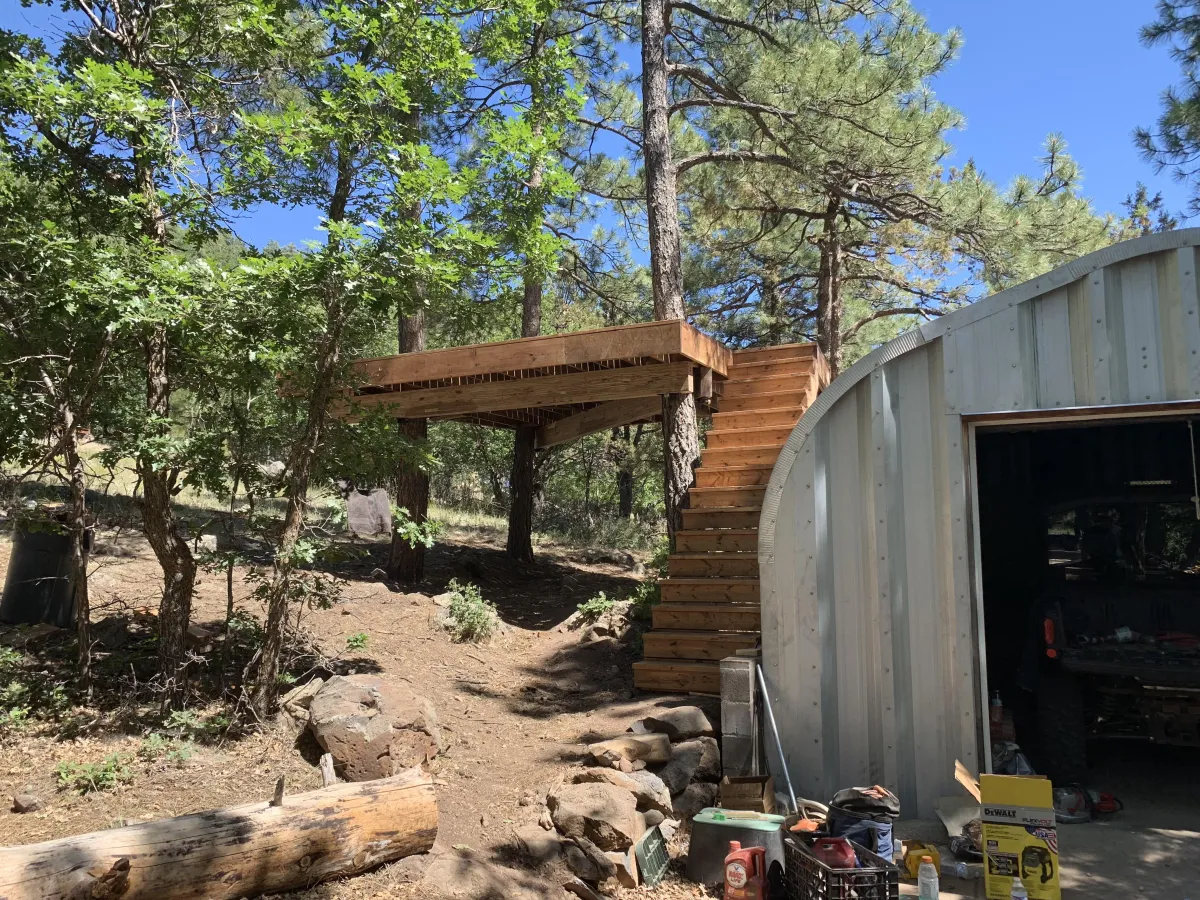 custom tree house