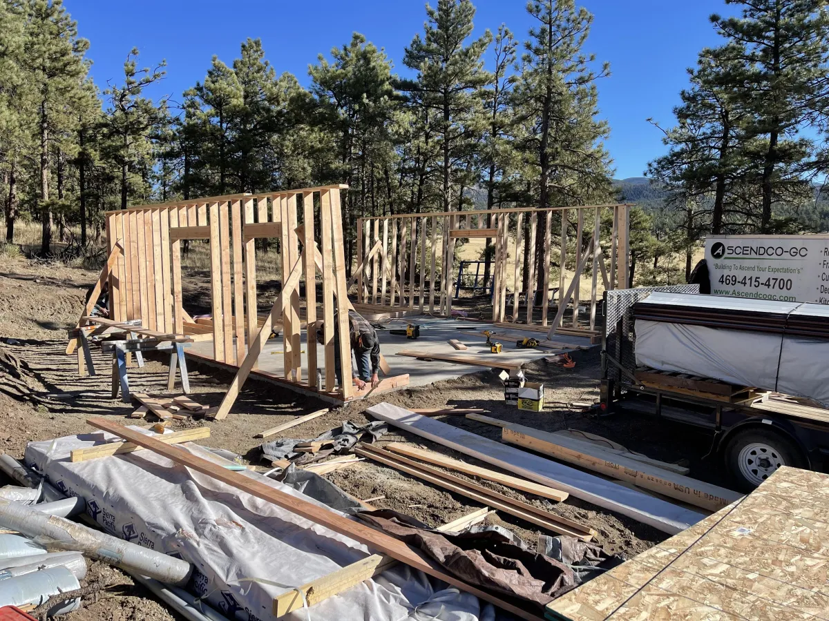garage addition, framing, carpentry