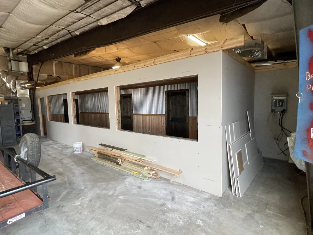 office addition, framing, carpentry