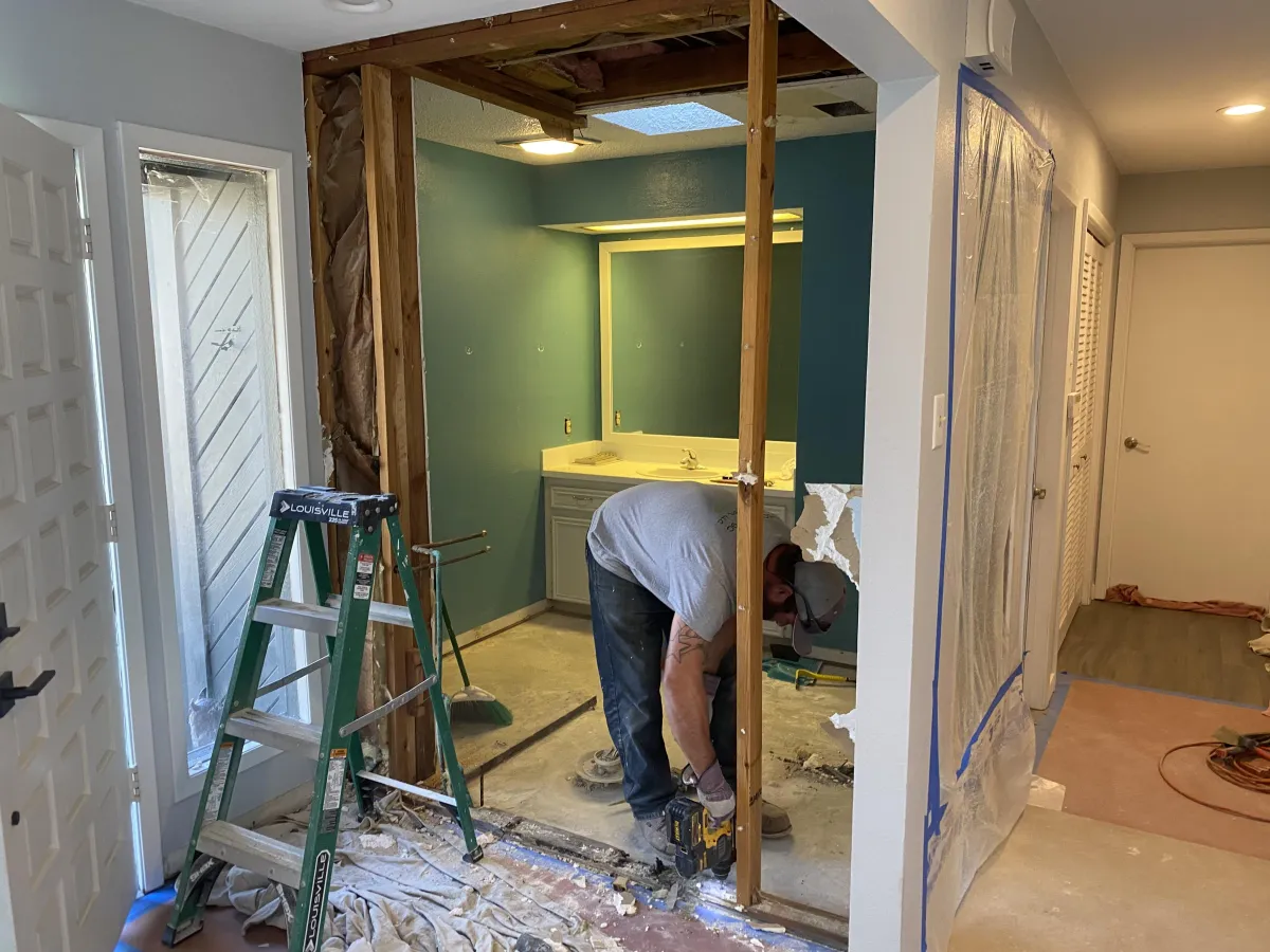 bathroom remodel