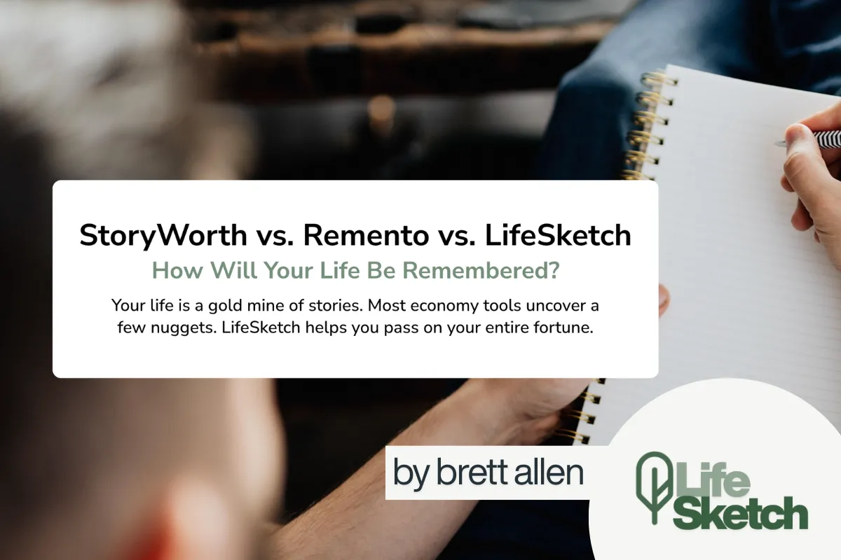 StoryWorth vs. Remento vs. LifeSketch