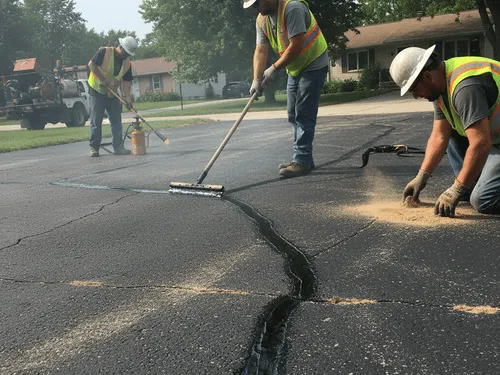 Iron River, MI Asphalt Crack Repair