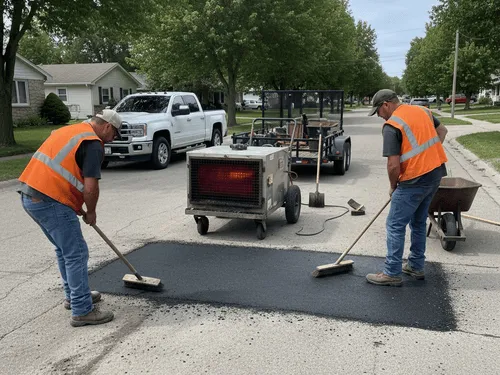 Iron River, MI Infrared Asphalt Patching