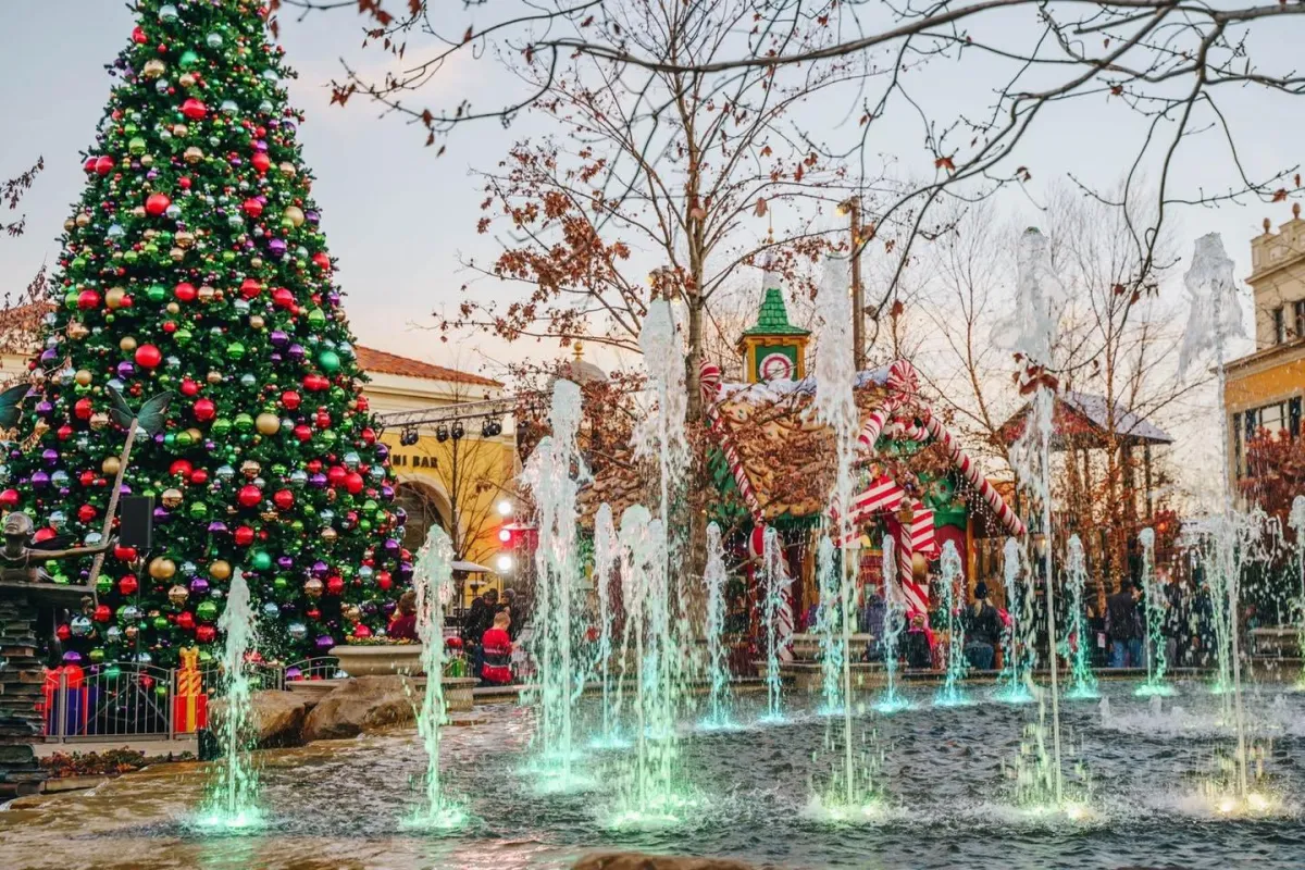 christmas scene in meridian idaho