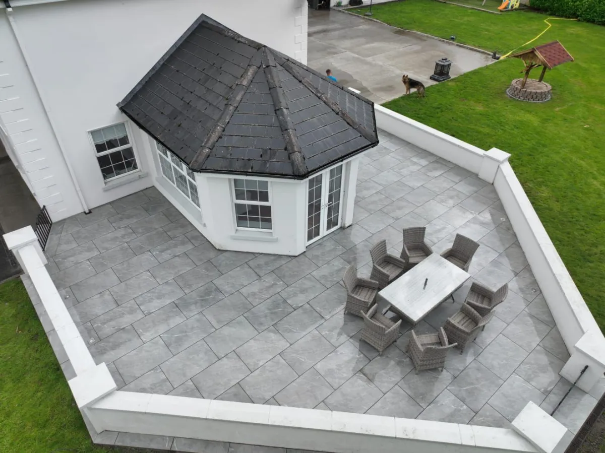 Professional paving service for residential and commercial projects - paving service paving contractors residential paving commercial paving paving materials paving company Trim Co. Meath