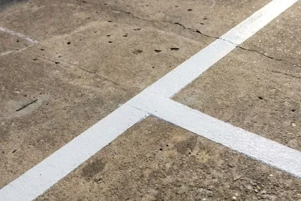 sample image for topic on painting pickleball lines on concrete basketball court