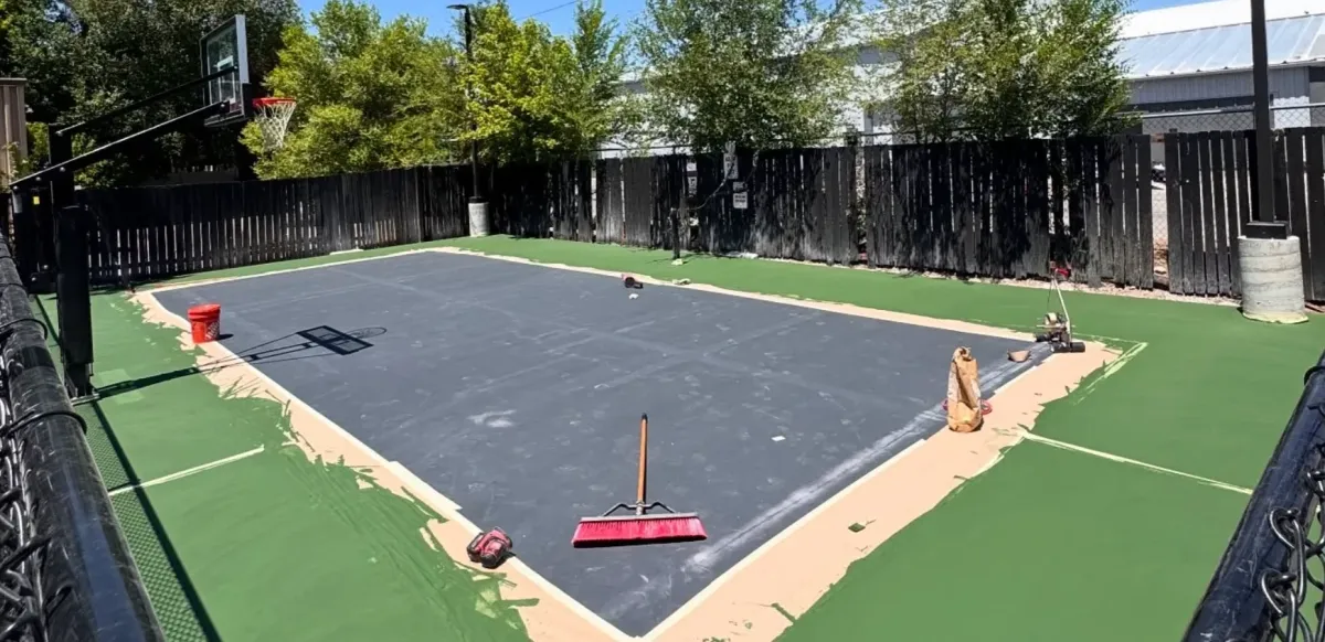 sample image for topic on backyard pickleball court installers