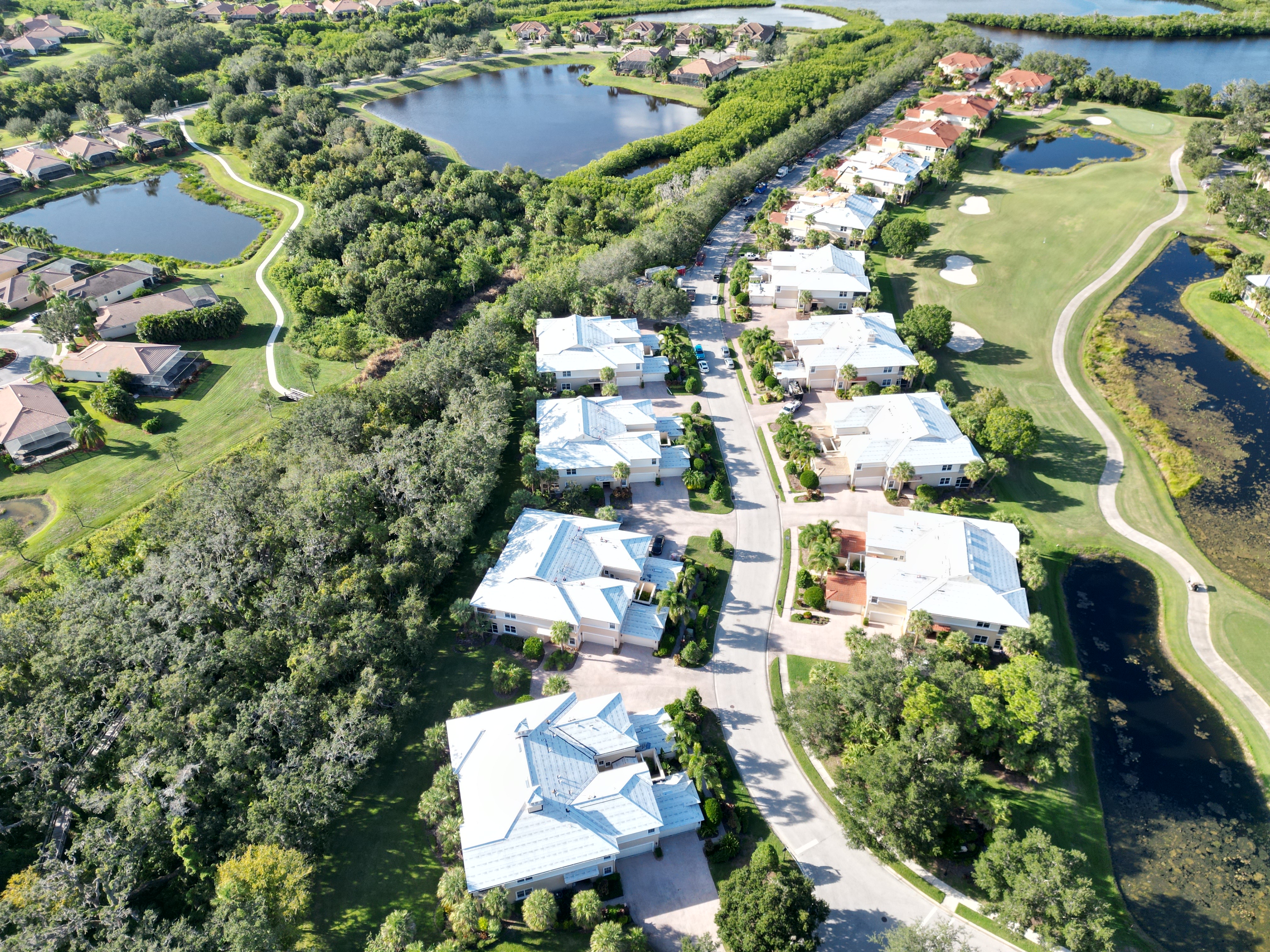 Massive commercial property roofing project backed by a client testimonial, completed by GMS Roofing and Construction LLC.