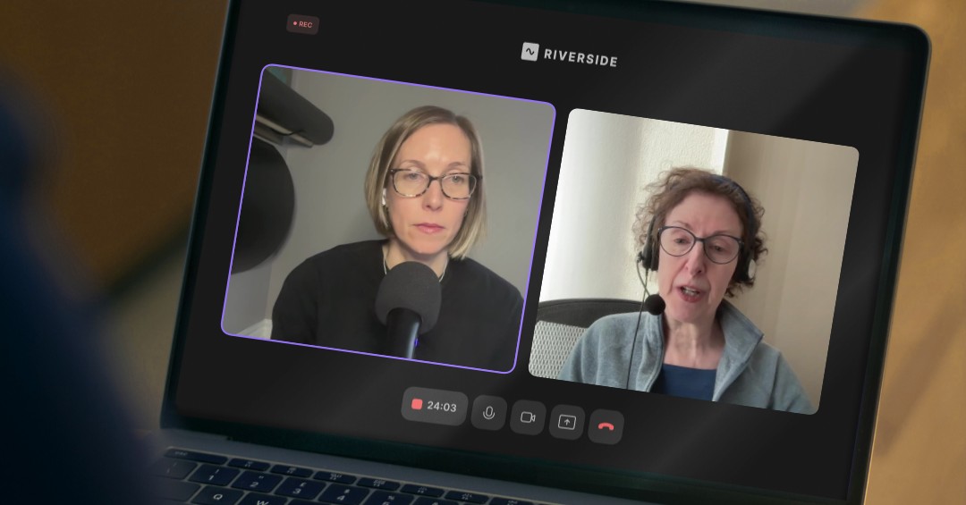 Author Lauriann Greene and podcast host Krista Dicks