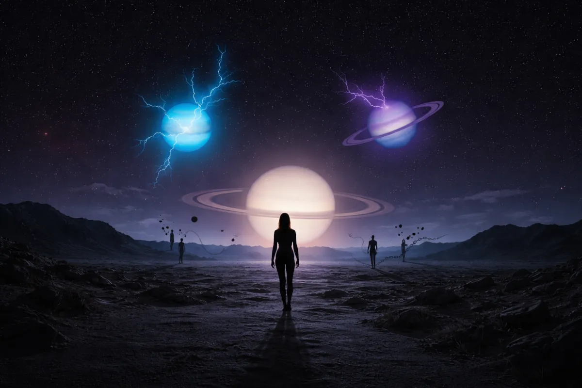 When the “Big Boys” Play Nice: Saturn + Uranus/Neptune (and why your life might feel like it’s being rebooted)