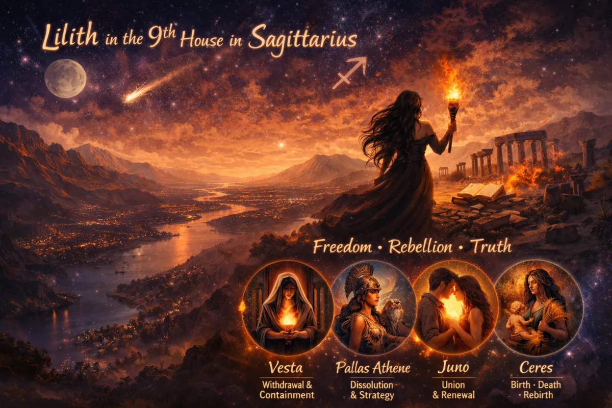 Asteroid Archetypes in Astrology Chiron, Lilith, Vesta, Pallas, Juno and the Psychological Drivers in the Blueprint