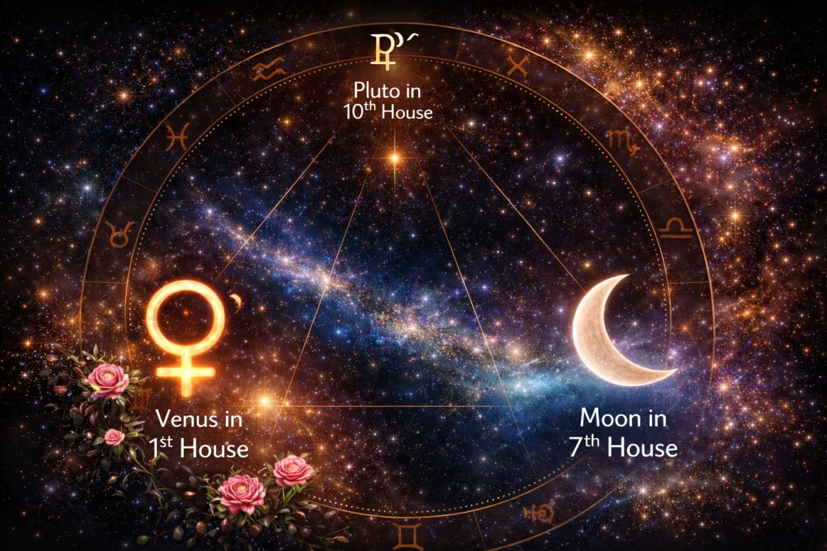 Scorpio Moon T-Square Venus in Taurus and Pluto in Aquarius 7th/1st/10th houses