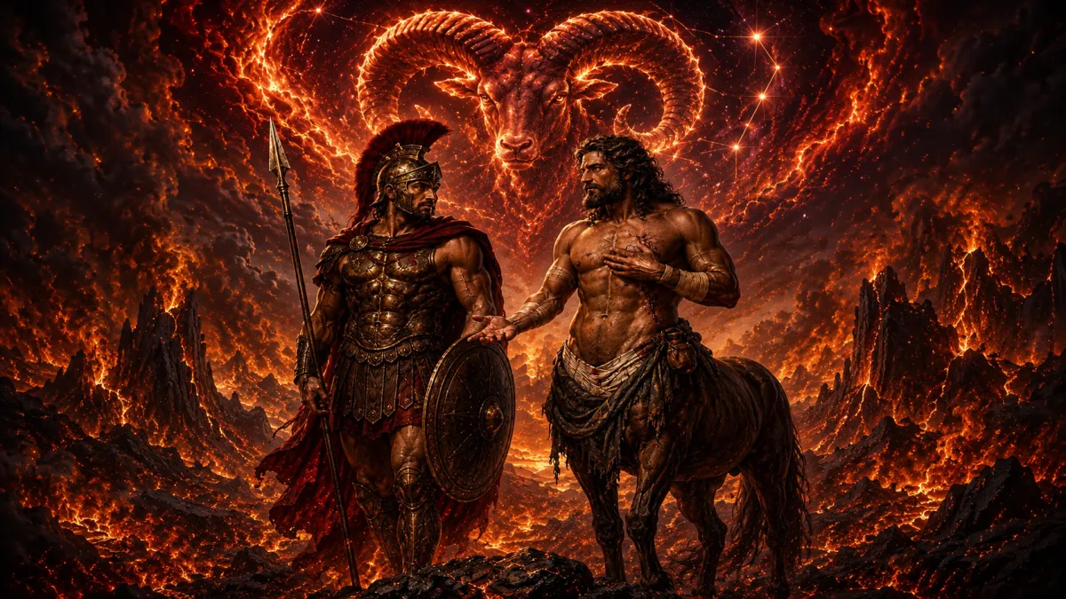 Mars Applying to Chiron in Aries in the 12th House Cutting Away the Wound Before It Becomes the Identity