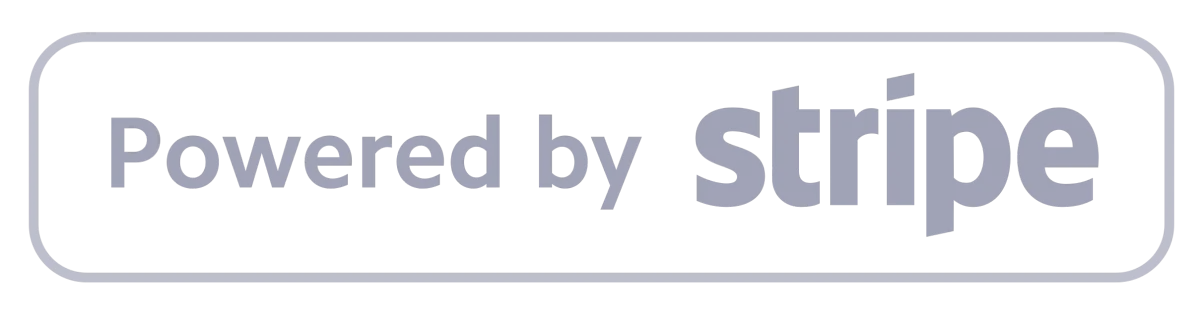 Powered by stripe