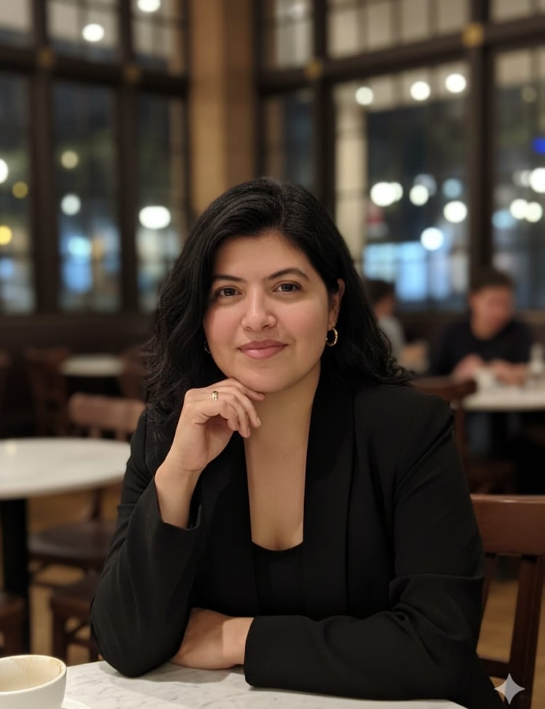 man wearing watch with black suit