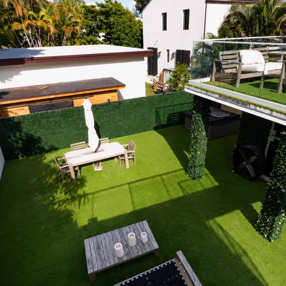 Residential Artificial Turf Installation in Miami FL by Greenspace Miami