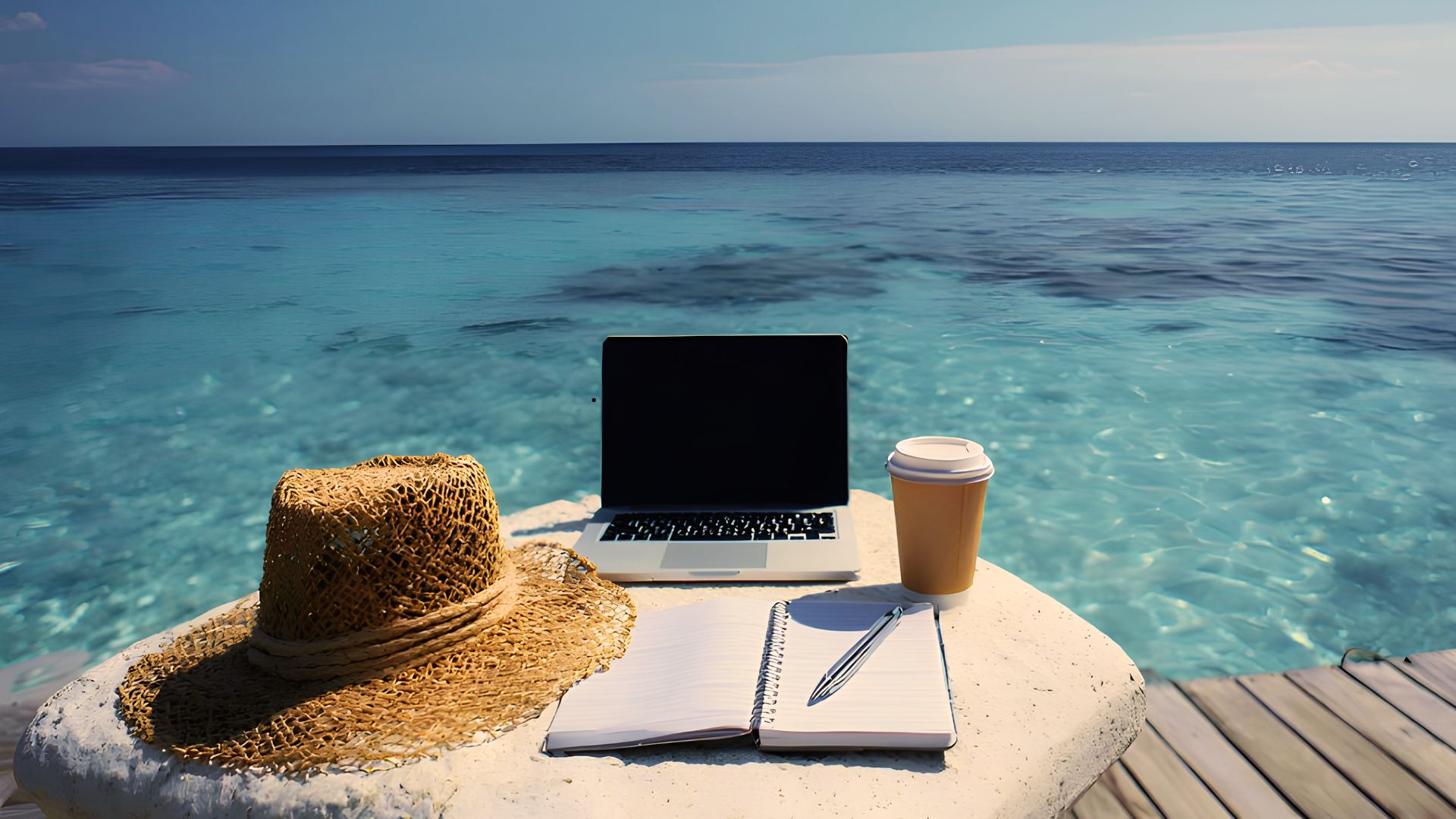 Trade the Desk for the Beach