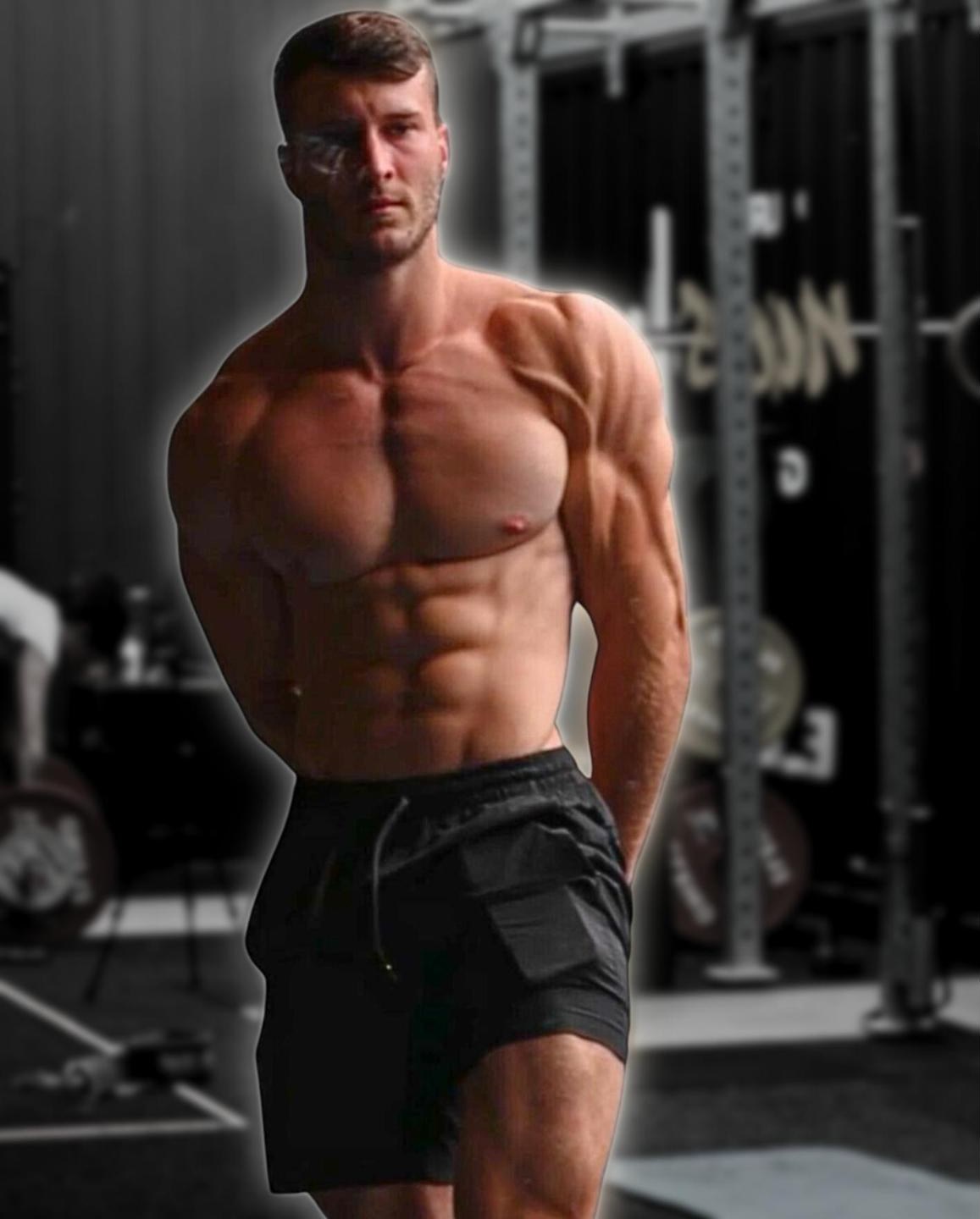 Ian Barseagle in the gym
