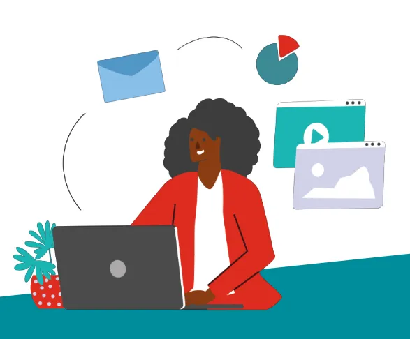 brown cardboard box with yellow light