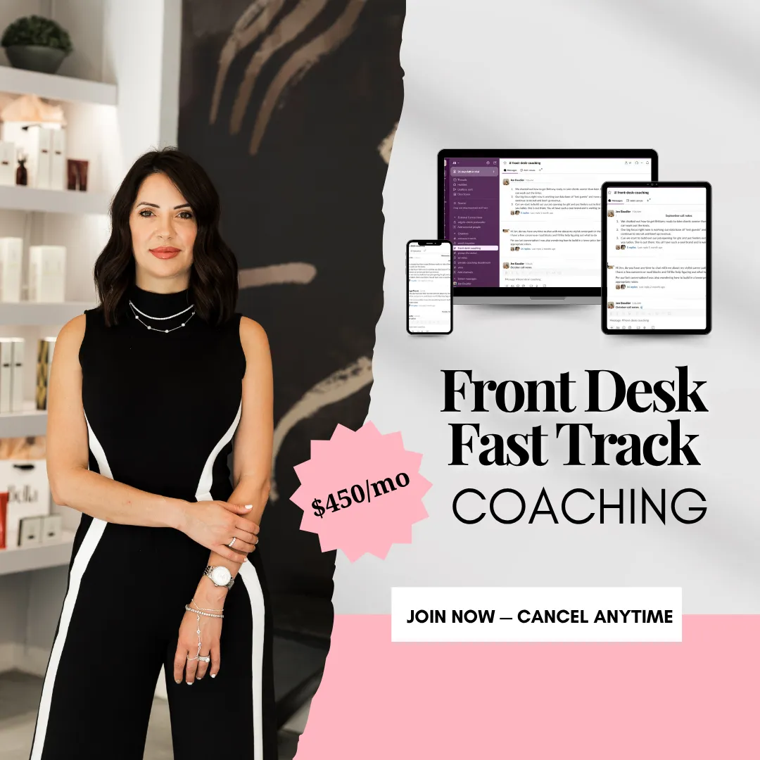 Jen Baudier Front Desk Fast Track 