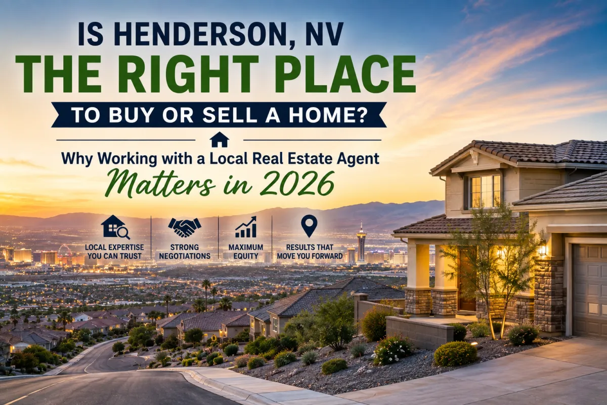 Beautiful home in Henderson, Nevada with expert real estate agent guidance for buyers and sellers