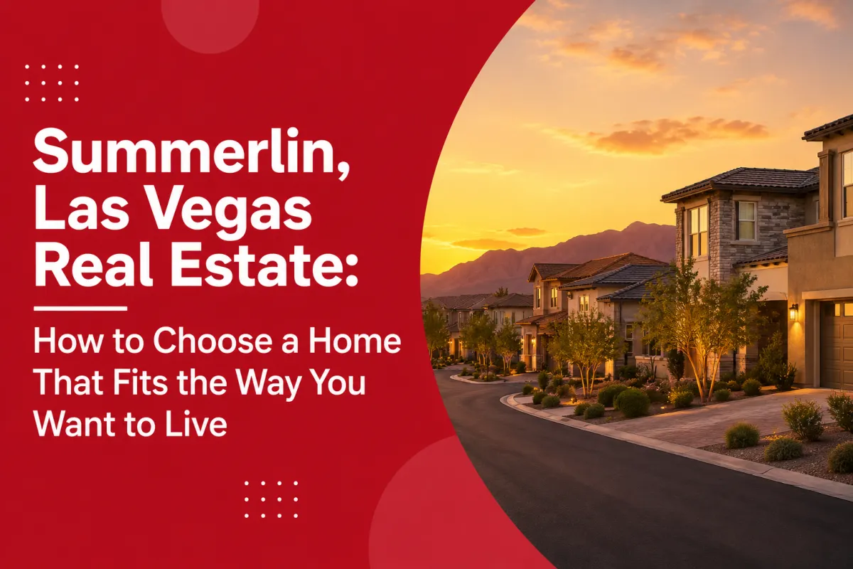 Summerlin Las Vegas real estate and homes for sale