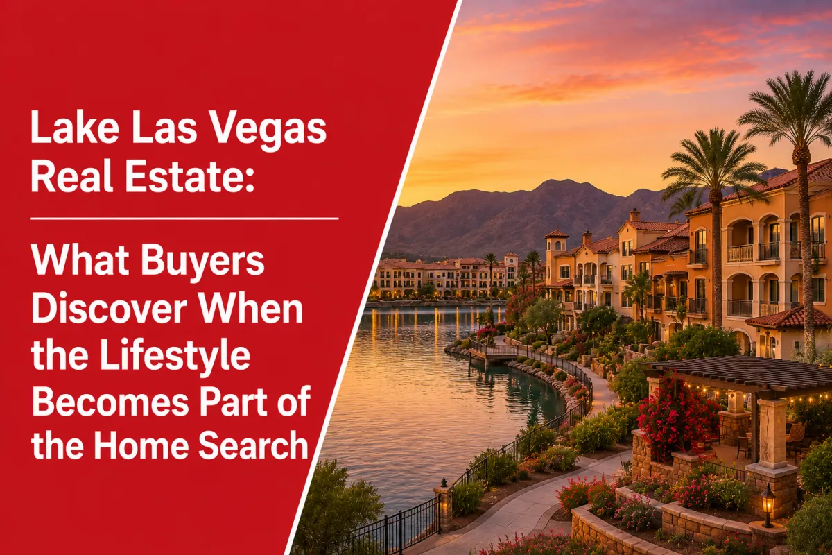 Lake Las Vegas real estate and homes for sale
