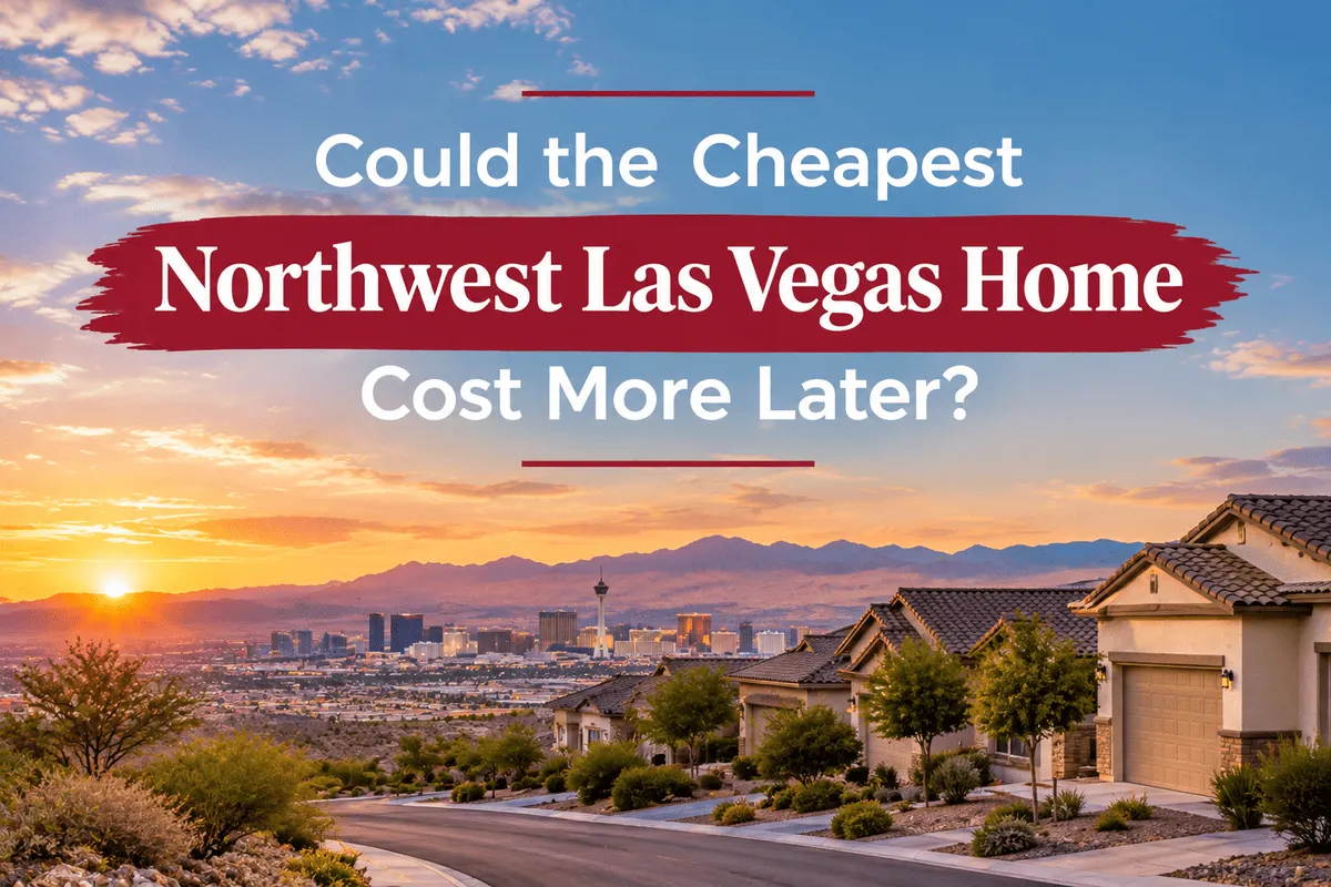 Cheapest Northwest Las Vegas Home Cost More Later