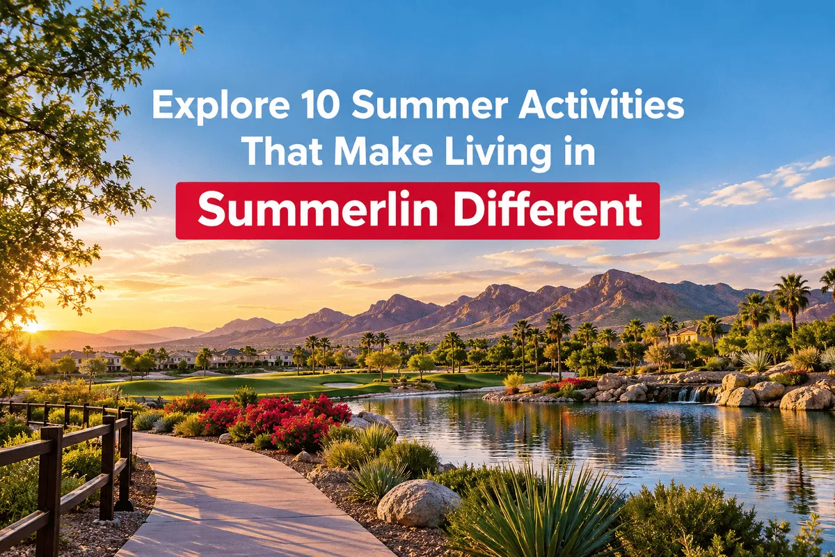 Summer activities in Summerlin, Nevada