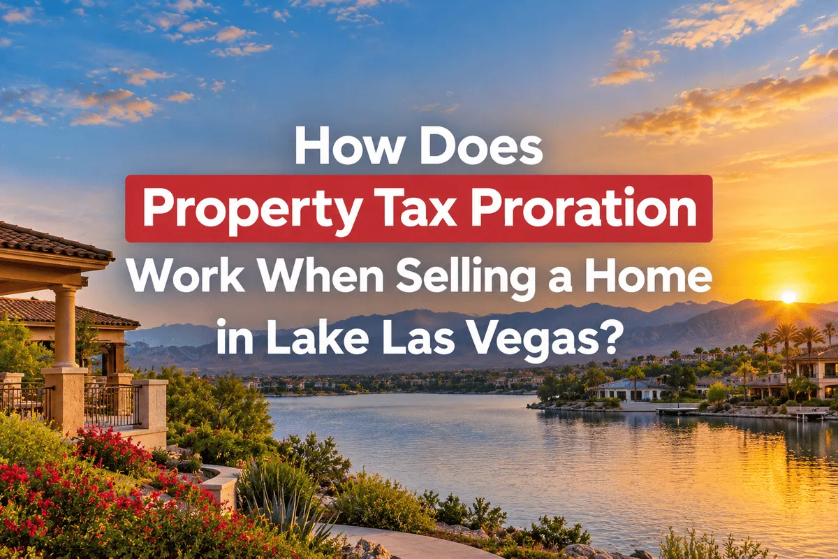Property Tax Proration Work When Selling a Home in Lake Las Vegas