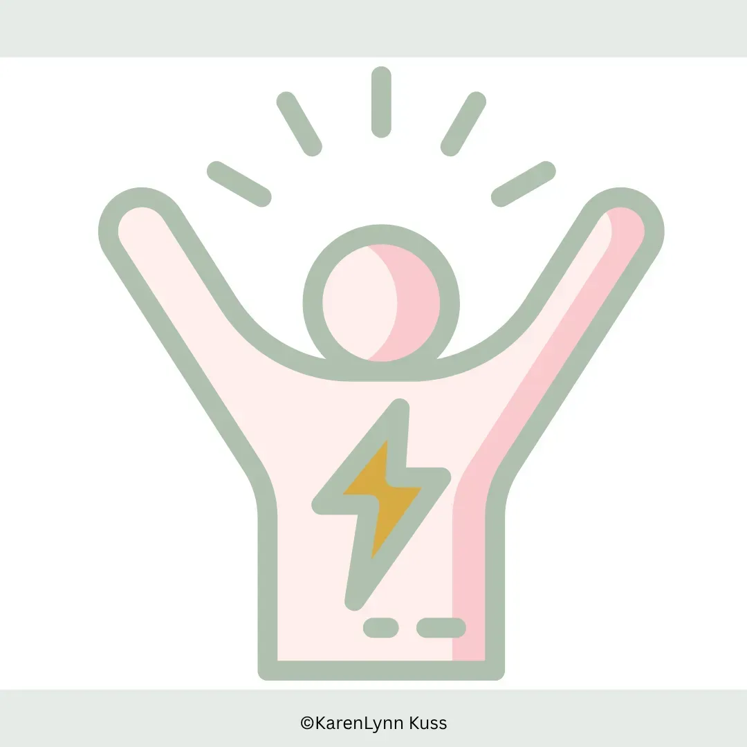 Energy reflection worksheet icon for linking emotional wellness to detox