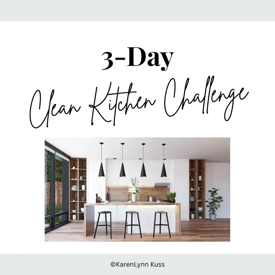 3-Day Clean Kitchen Challenge product image showing a toxin-free kitchen environment