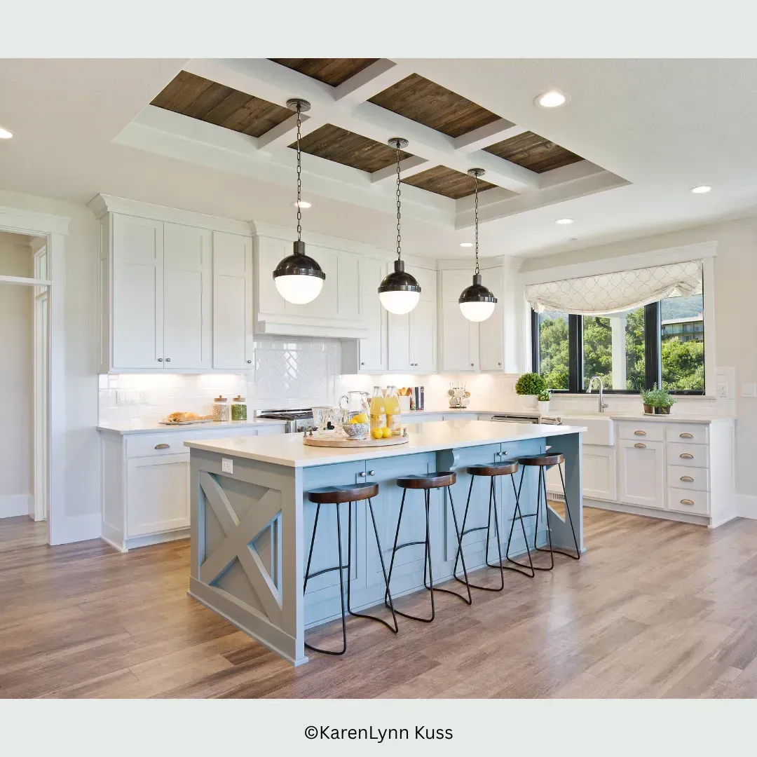 Bright and airy toxin-free kitchen with natural light, non-toxic materials, and clean design promoting low-tox living and healthy home habits.       Ask ChatGPT